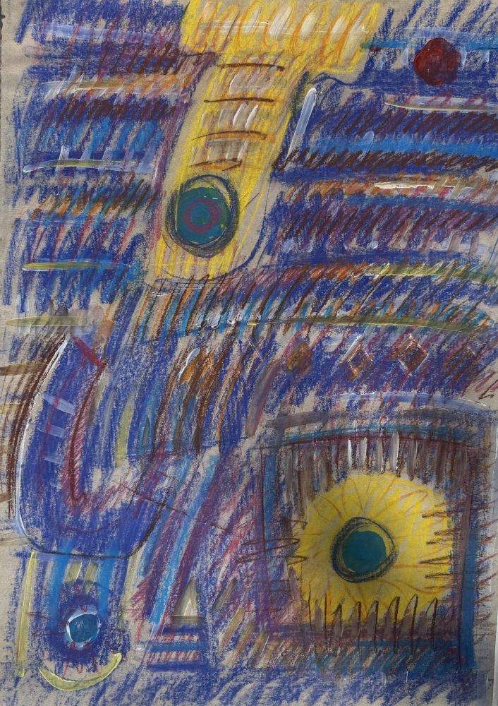 Cristale galbene 2, 50 x 70 cm