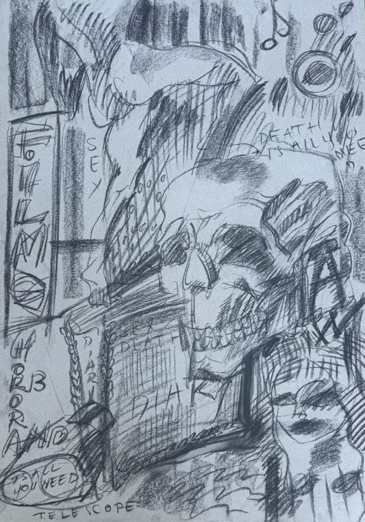 Filă de jurnal, 50 x 70 cm