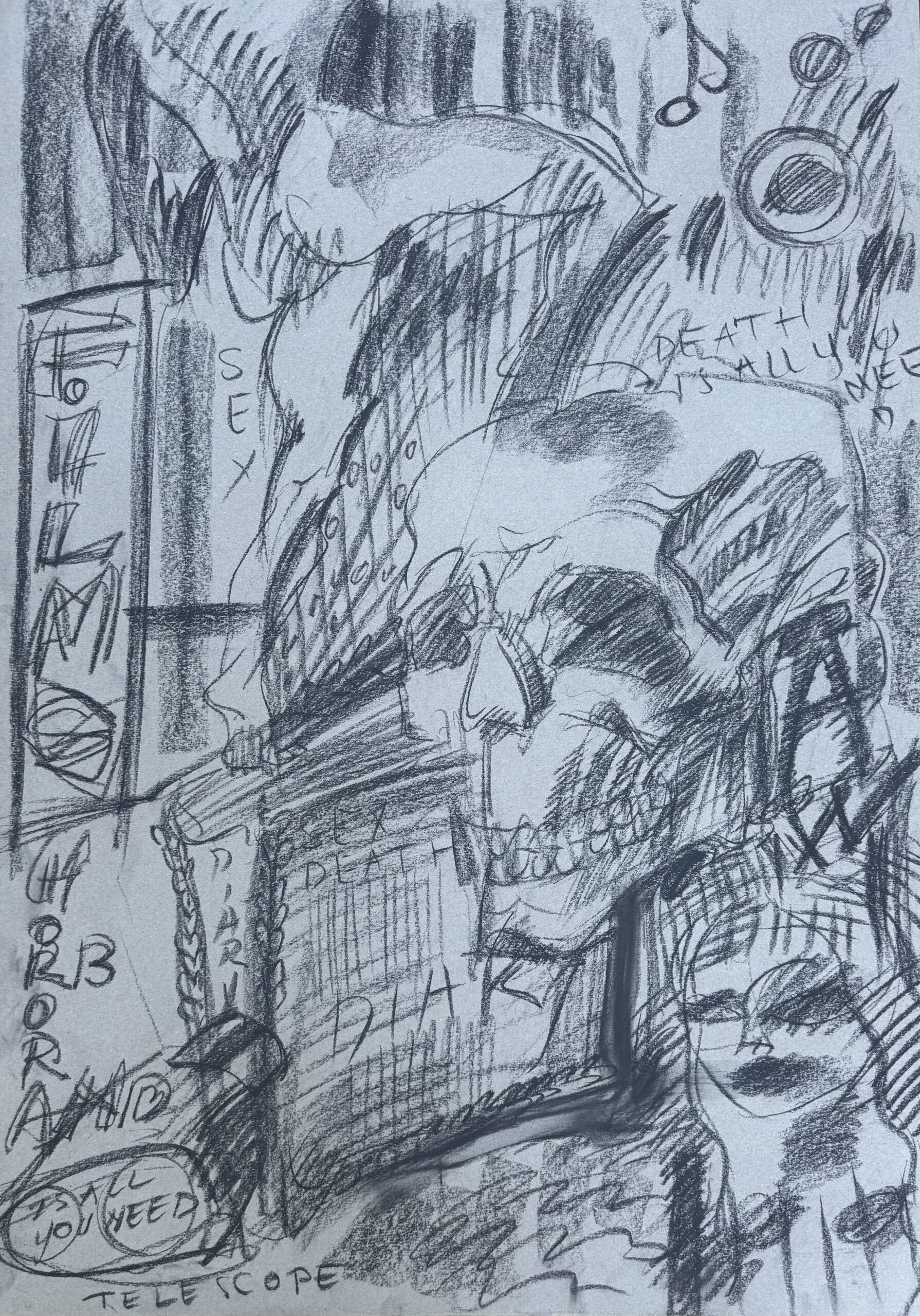 Filă de jurnal, 50 x 70 cm