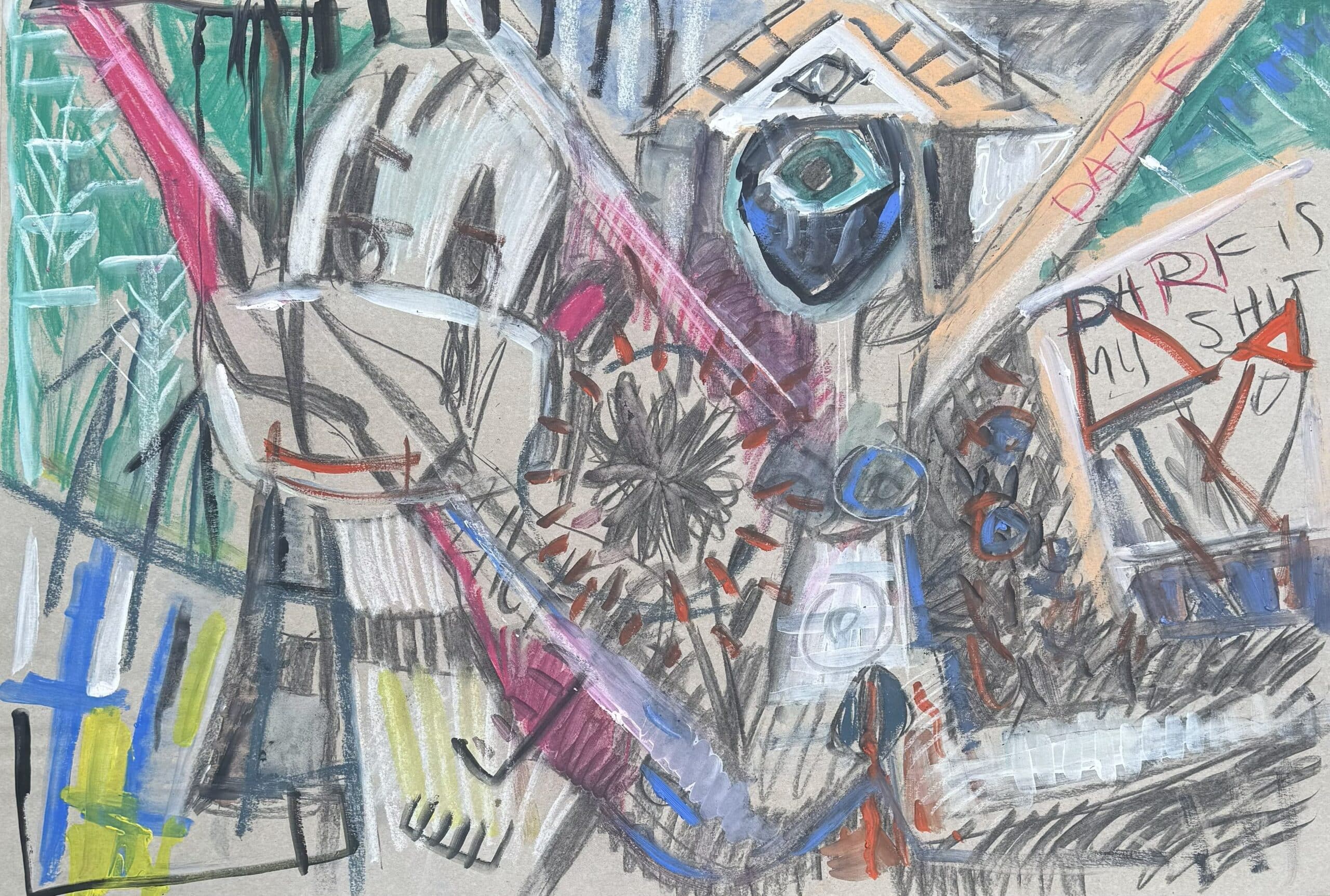 Prietenul meu cu prietena lui, 100 x 70 cm