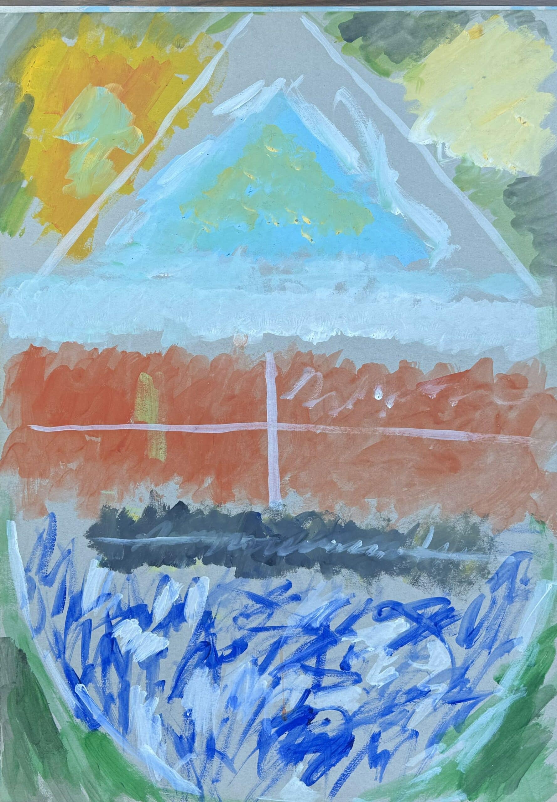 Rugăciune, 50 x 70 cm